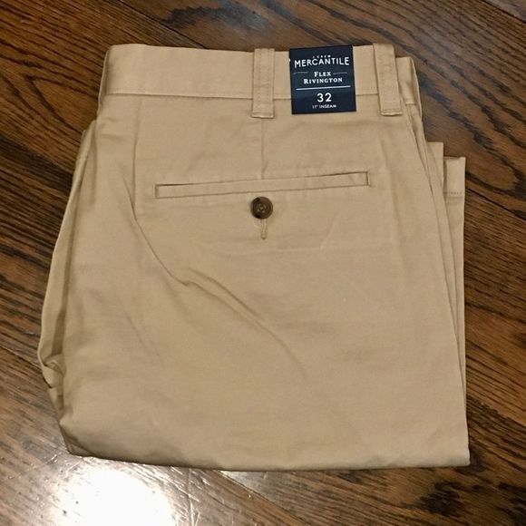 J. CREW Mercantile Flex Flat Front Khaki Shorts 32 - Picture 8 of 13